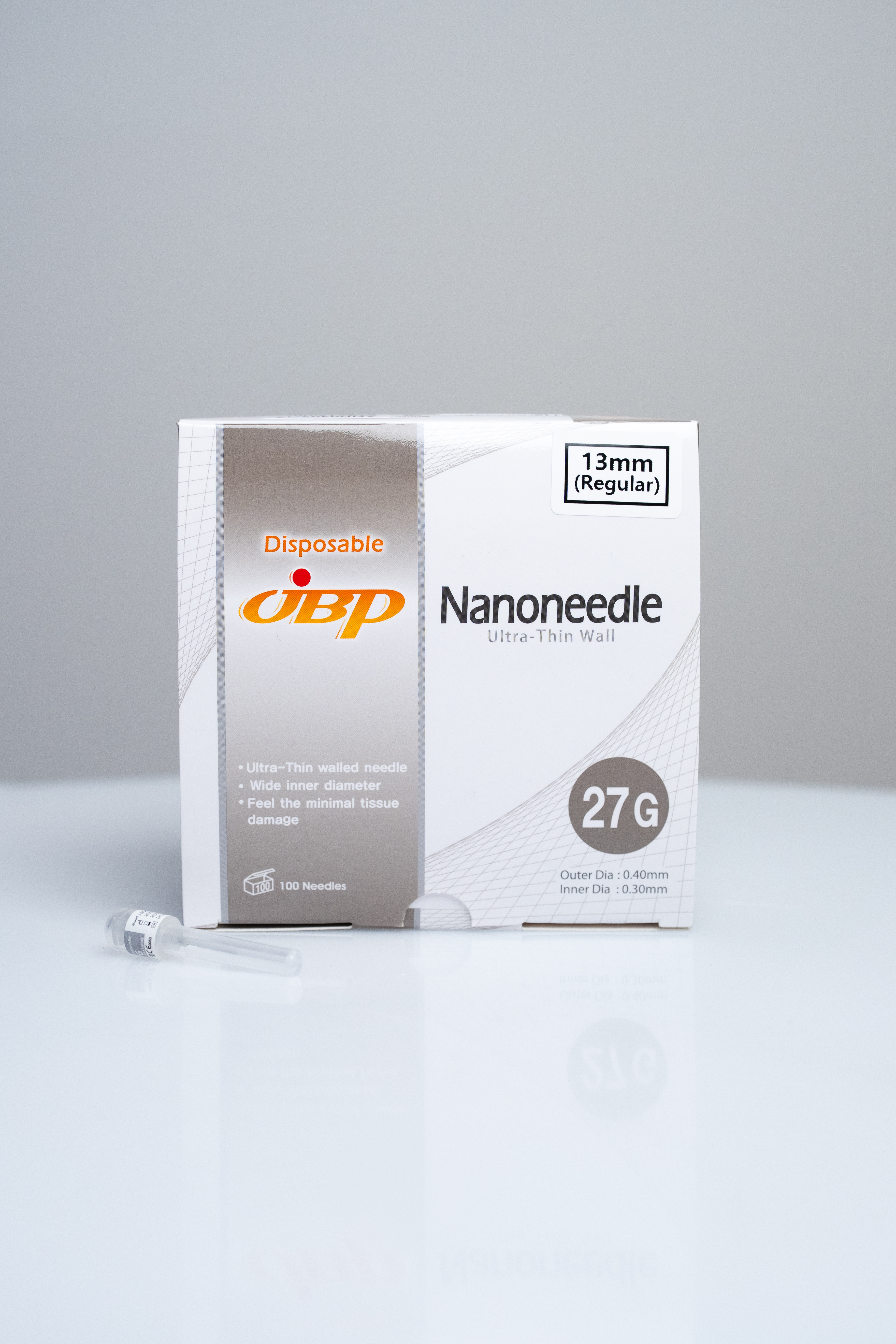 JBP NANO MESOTHERAPY NEEDLES   27G  x 13 mm