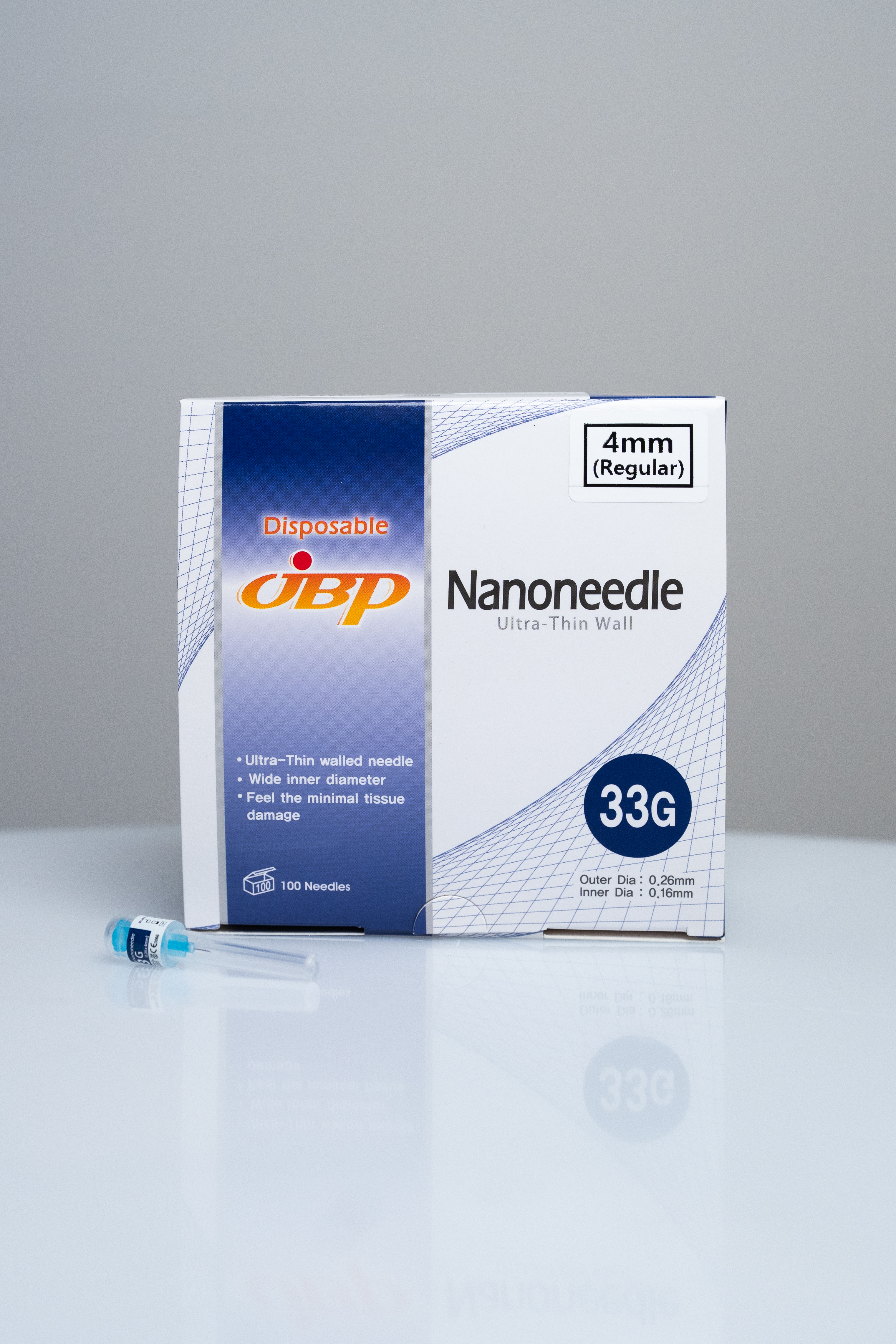 JBP NANO MESOTHERAPY NEEDLES   33G x 4 mm