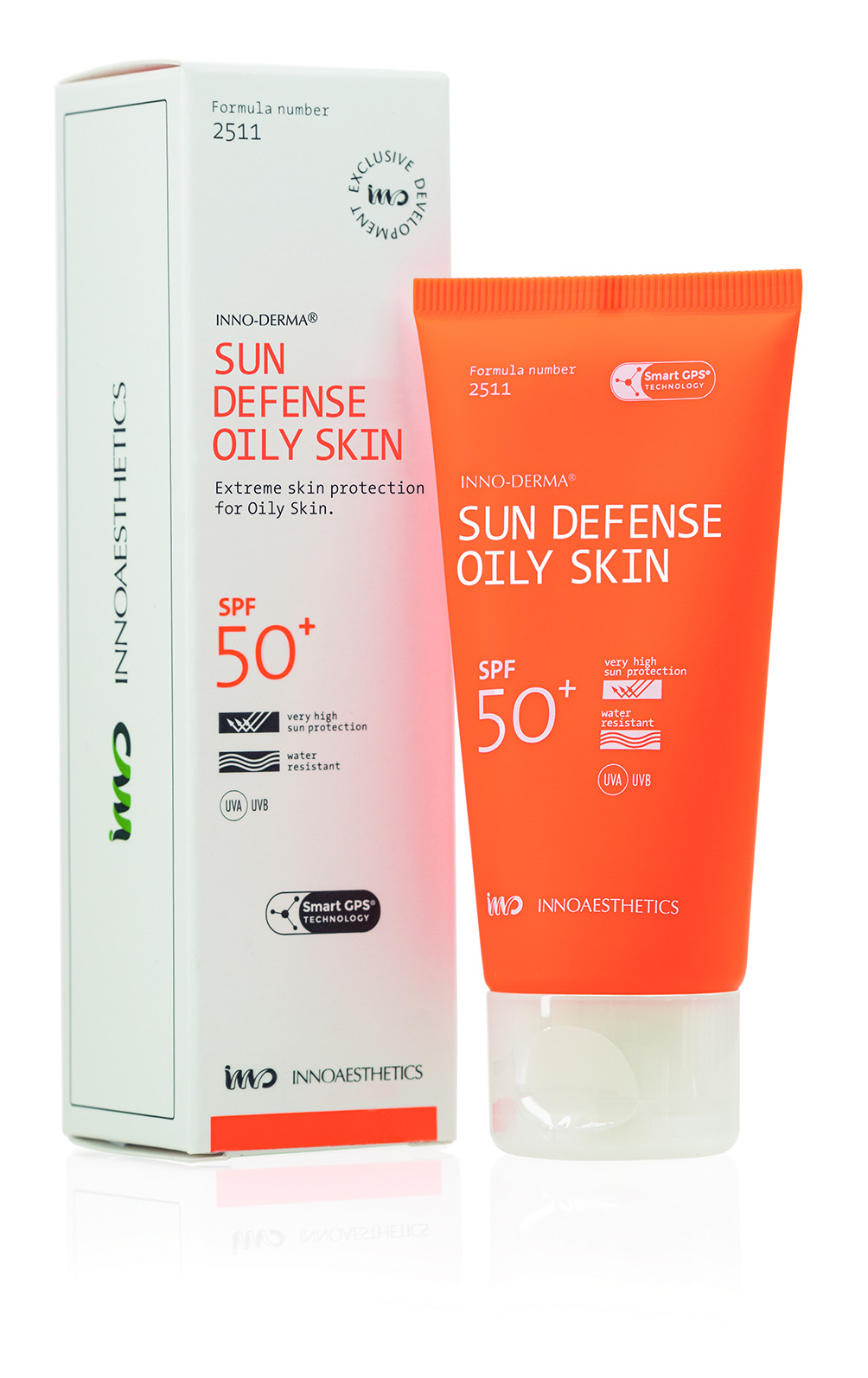 Inno-Derma Sunblock Uvp 50+ Oily Skin - Ochrana Před Sluncem pro Mastnou Pleť