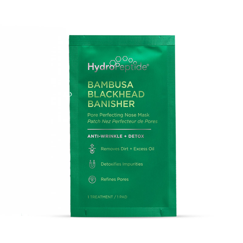 Hydropeptide Bambusa Blackhead Banisher - Maska pro Čištění Pórů na Nosu 8 ks