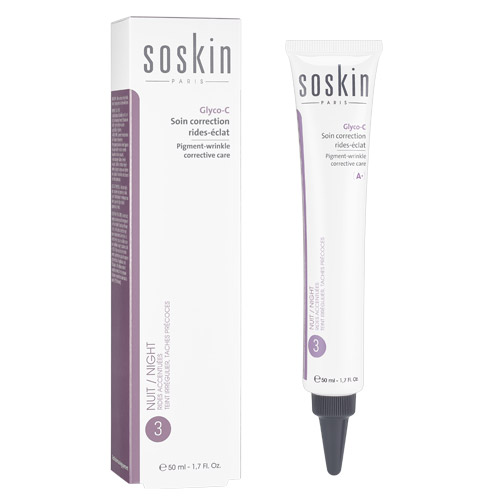 Soskin-Paris Glyco-C Pigment Wrinkle Corrective Care - Noční Krém Proti Pigmentaci a stárnutí Pleti 50 ml