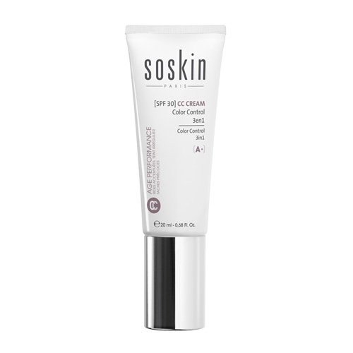 Soskin-Paris Cc Cream Color Control 3 In 1 Gold Skin - Tónovací Krém na Obličej 20 ml