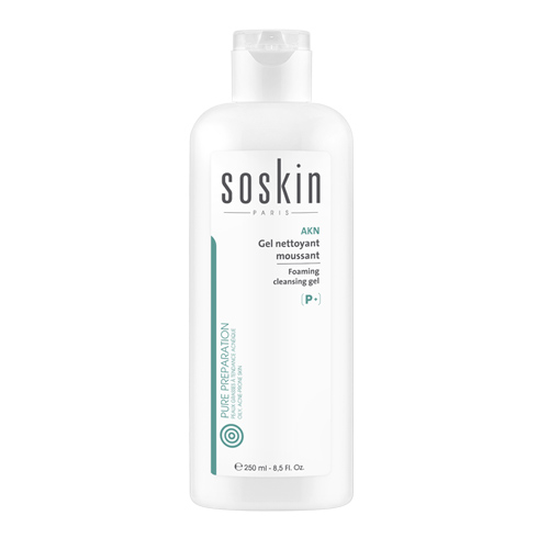 Soskin-Paris Foaming Cleansing Gel - Čistící Gel pro Pokožku Nachýlenou k Akné 250 ml