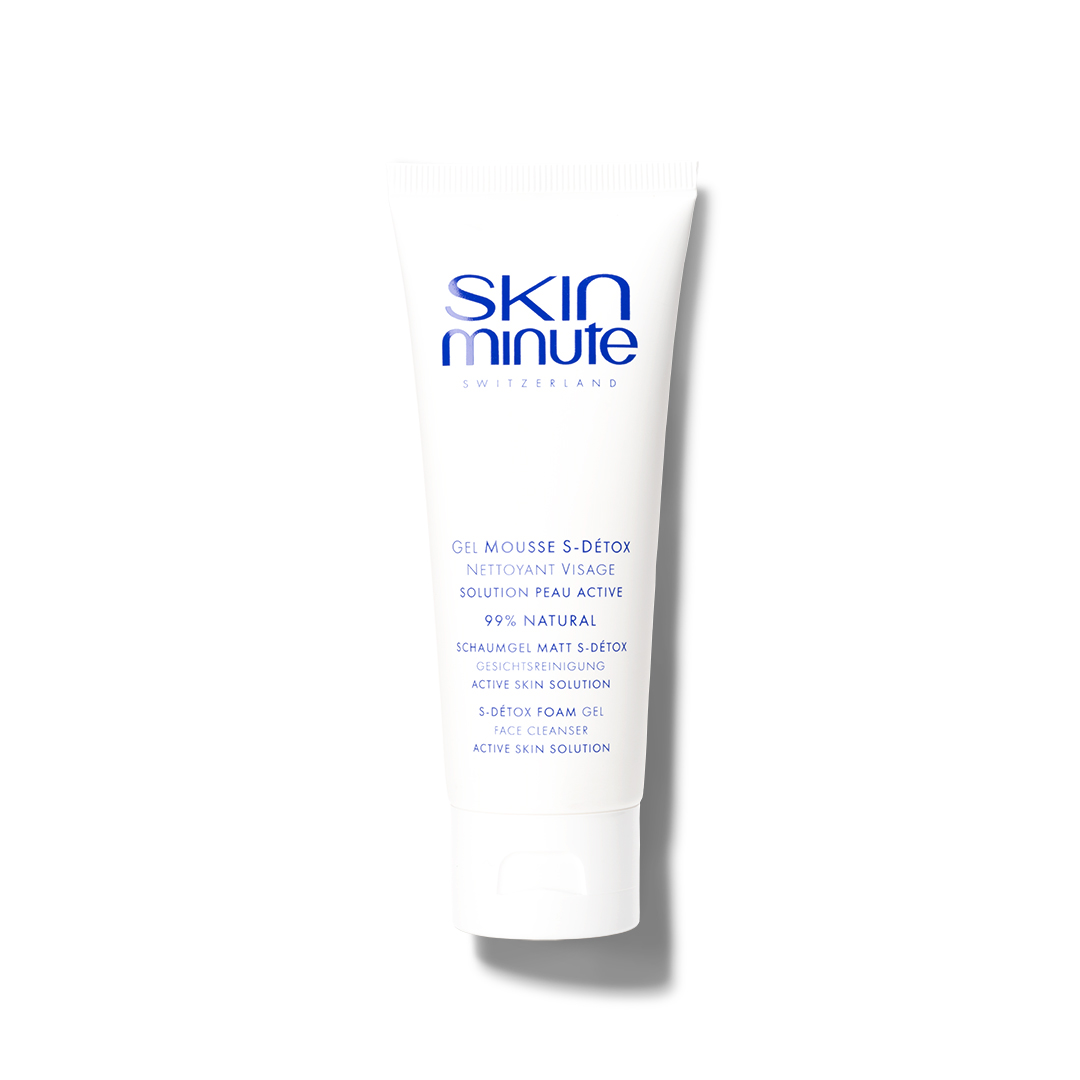 Skin Minute S-Detox Foam Gel - Čistící Gel pro Obnovení Přirozenou Rovnováhu a Mikrobioty 75 ml