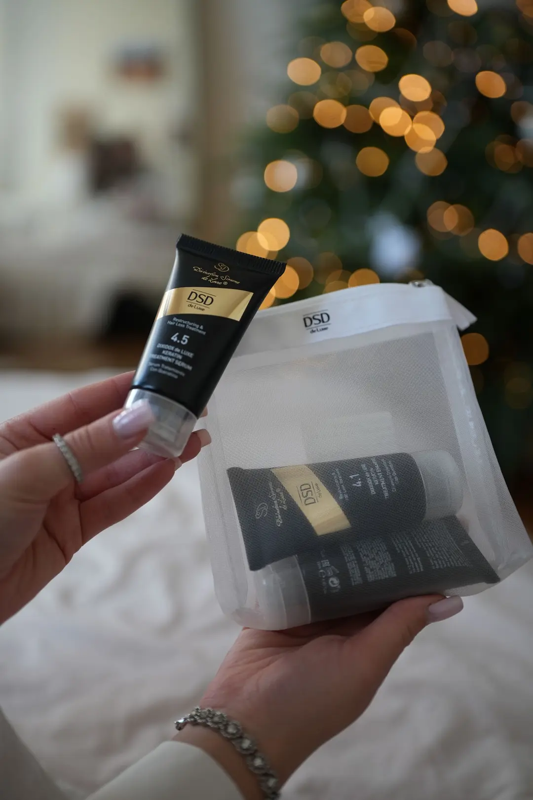 Dsd De Luxe Travel Set - 4.1 Obnovující šampon 50 ml + 4.3 Obnovující maska 50 ml + 4.5 Obnovující sérum Cestovní Sada